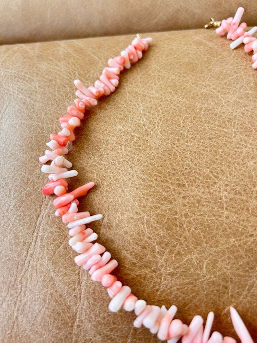 Genuine Pink Coral Necklace